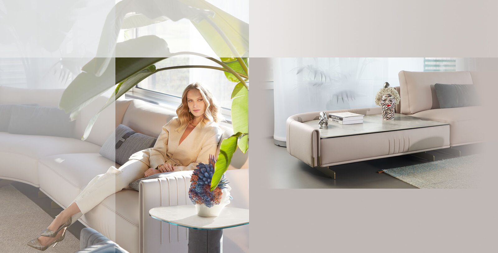 Philly Table basse design haut de gamme de la collection GMM Capsule. Design sculptural et finitions raffinées, disponible chez D-Style Interior.