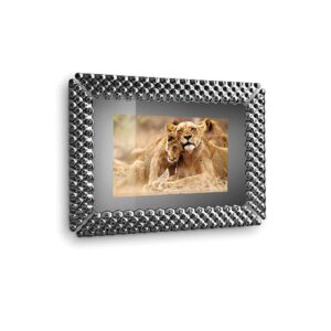 Miroir Pop avec espace TV intégré Marcel Wanders Fiam Italia, verre fumé ou bronze