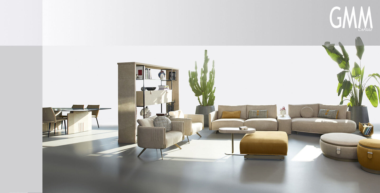 Philly Ottomans de Gamma Arredamenti, design Giuseppe Viganò, allient élégance, confort et créativité italienne. disponibles chez D-Style Interior.