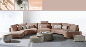 Philly coussins de Gamma Arredamenti, dessinés par Giuseppe Viganò, allient confort, design contemporain et savoir-faire italien exceptionnel. Disponible chez D-Style Interior.