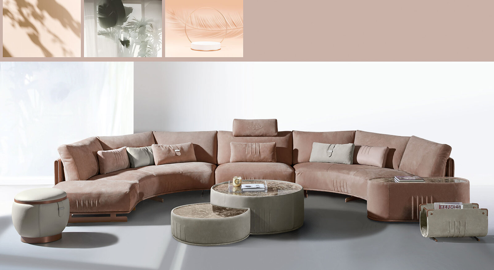 Philly coussins de Gamma Arredamenti, dessinés par Giuseppe Viganò, allient confort, design contemporain et savoir-faire italien exceptionnel. Disponible chez D-Style Interior.