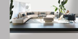 Philly coussins de Gamma Arredamenti, dessinés par Giuseppe Viganò, allient confort, design contemporain et savoir-faire italien exceptionnel. Disponible chez D-Style Interior.