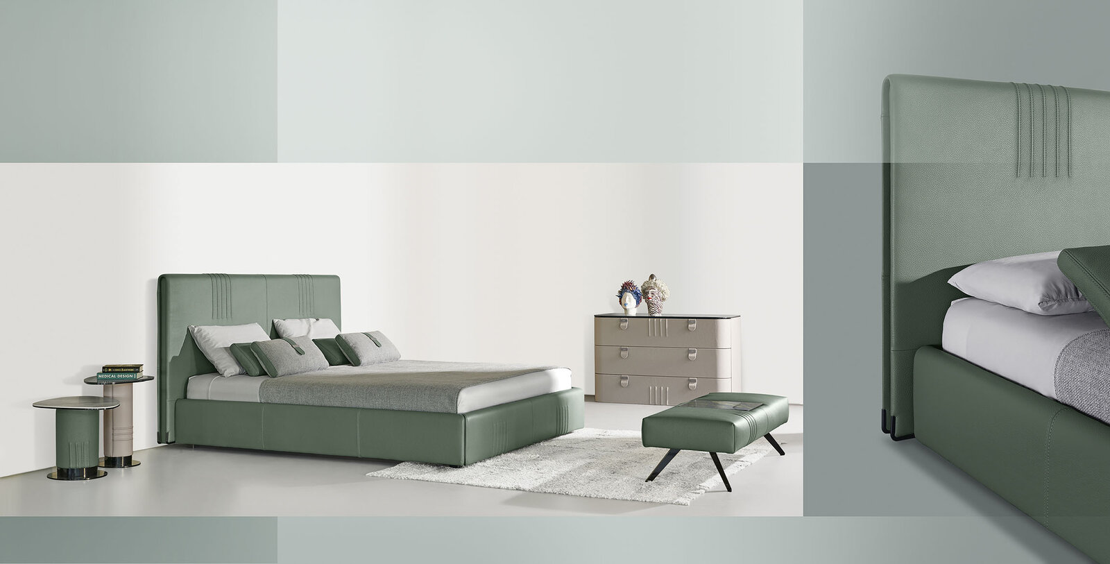 Philly coussins de Gamma Arredamenti, dessinés par Giuseppe Viganò, allient confort, design contemporain et savoir-faire italien exceptionnel. Disponible chez D-Style Interior.