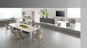 Philly CHRBR, une chaise design en cuir signée Gamma Arredamenti. Élégance italienne et savoir-faire artisanal, disponible chez D-Style Interior.