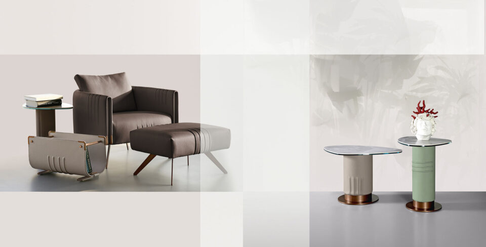 Philly fauteuil design haut de gamme de Gamma Arredamenti, alliance d’élégance et de confort, issu de la collection capsule GMM. Disponible chez D-Style Interior.