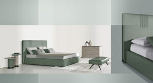 PHILLY de Gamma Arredamenti, collaboration exclusive avec Giuseppe Viganò, table de chevet design et raffinée. Disponible chez D-Style Interior.