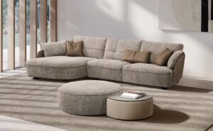 Baloon Ottomans de Gamma Arredamenti, poufs design élégants et polyvalents pour compléter votre espace de vie. Disponible chez D-Style Interior.