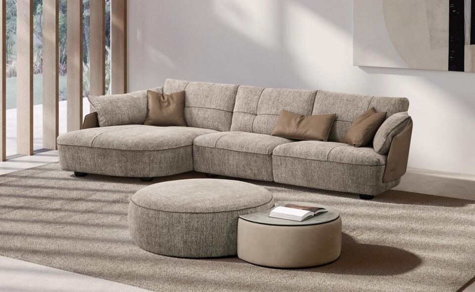 Baloon Ottomans de Gamma Arredamenti, poufs design élégants et polyvalents pour compléter votre espace de vie. Disponible chez D-Style Interior.