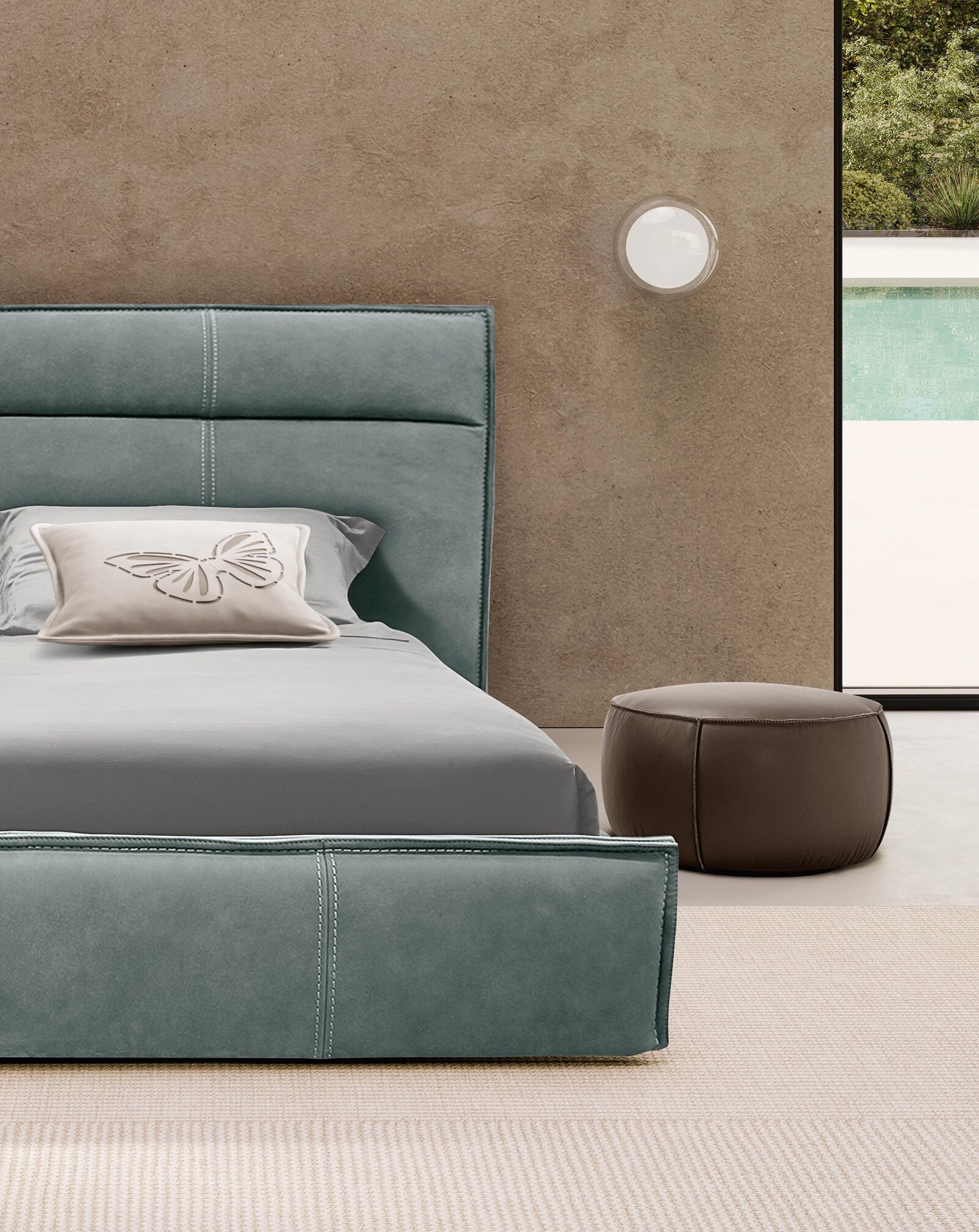 Baloon Ottomans de Gamma Arredamenti, poufs design élégants et polyvalents pour compléter votre espace de vie. Disponible chez D-Style Interior.