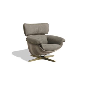 Jackie fauteuil pivotant design haut de gamme en cuir ou tissu, au confort exceptionnel et au style élégant. Disponible chez D-Style Interior.