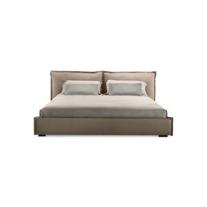 Découvrez le lit Edge Night, un modèle en cuir haut de gamme avec tête de lit moelleuse et finitions soignées. Disponible chez D-Style Interior.