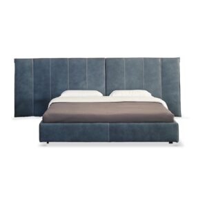 New York Night lit de Gamma Arredamenti combine design urbain, finitions couture et confort haut de gamme. Disponible chez D-Style Interior.