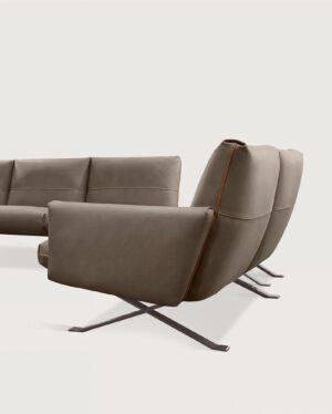 Rialto canapé design haut de gamme par Gamma Arredamenti, au style épuré et fonctionnel. Disponible chez D-Style Interior.