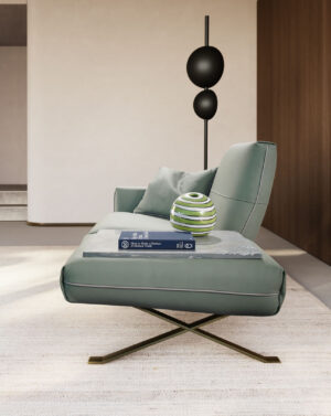 Rialto canapé design haut de gamme par Gamma Arredamenti, au style épuré et fonctionnel. Disponible chez D-Style Interior.