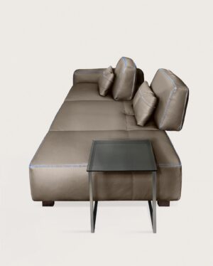 Soho canapé design haut de gamme par Gamma Arredamenti, avec mécanisme réglable et assise moelleuse. Disponible chez D-Style Interior.