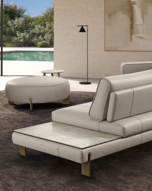 Tokyo canapé sectionnel haut de gamme par Gamma Arredamenti avec design moderne et confort supérieur. Disponible chez D-Style Interior.