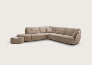 Space canapé design haut de gamme par Gamma Arredamenti avec finitions artisanales et structure élégante. Disponible chez D-Style Interior.