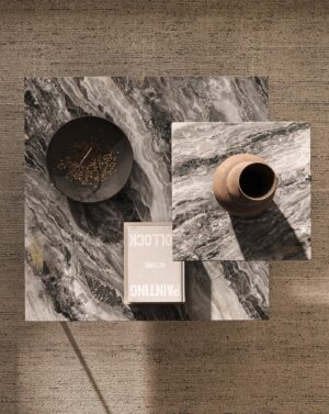 Sunset table basse de Gamma Arredamenti. Piètement en métal fin, design moderne et élégant. Disponible chez D-Style Interior.