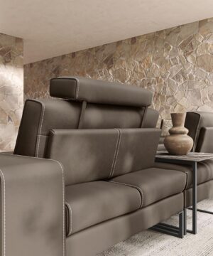 Sunset table basse de Gamma Arredamenti. Piètement en métal fin, design moderne et élégant. Disponible chez D-Style Interior.