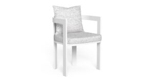 Chaise repas Argo//Alu Talenti en aluminum pour extérieur