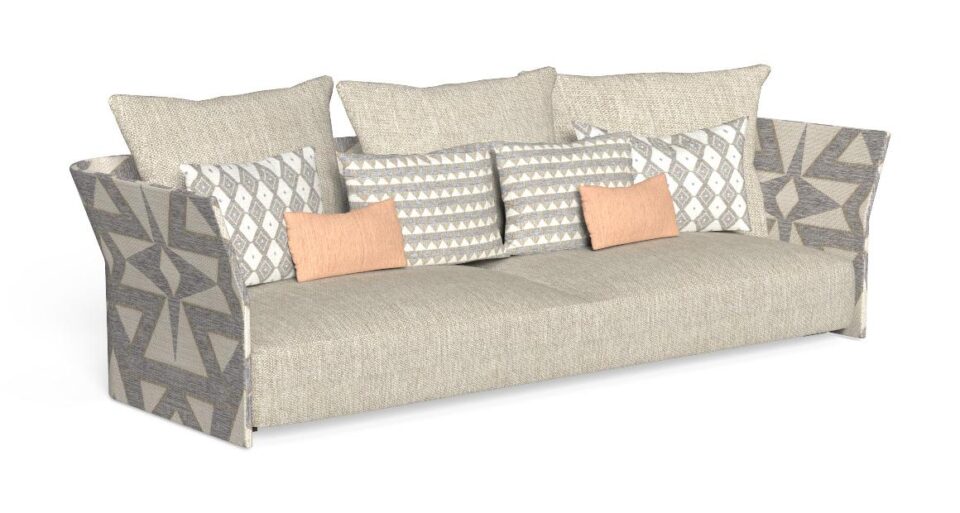 Cliff canapé dossier en tissu