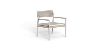 Fauteuil lounge Dolcevita//Alu Talenti en aluminium pour extérieur