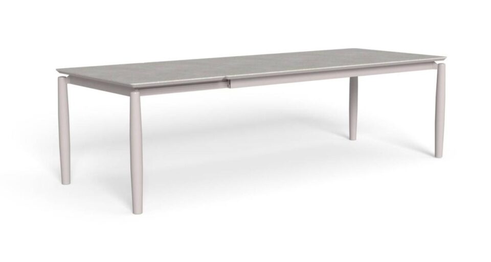 Dolcevita//Alu Table à manger extensible 200/265×100