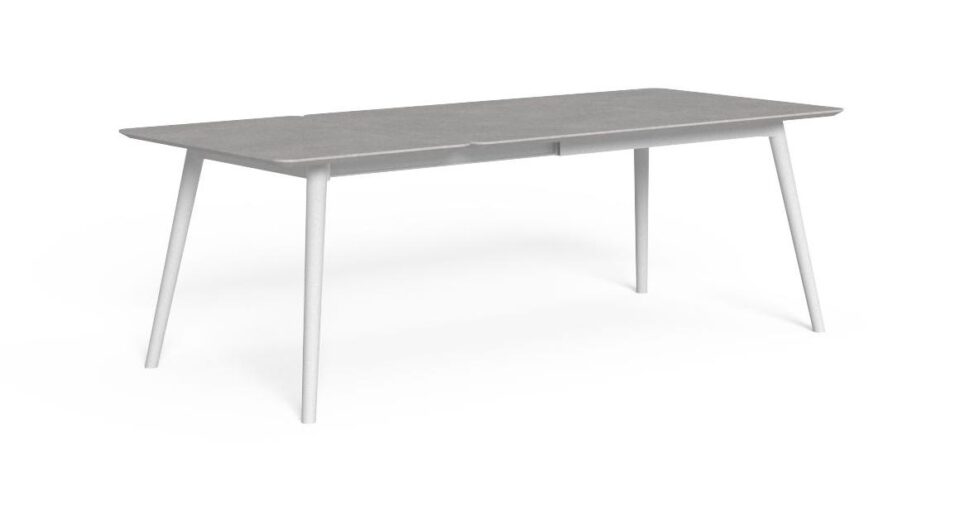 Moon//Alu Table à manger extensible 160/215×95