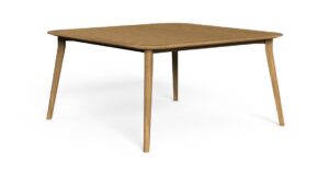 Moon//Teck Table à manger 150×150 – Talenti