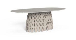 Table à manger Swipe 220×100 design Talenti pour extérieur