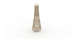 Lampe design Tribal Big Talenti en situation extérieure
