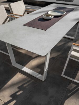 Alabama//Alu Table à manger 220 x 100 – Talenti