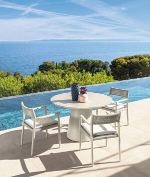 Dolcevita//Alu Fauteuil de salle à manger – Talenti