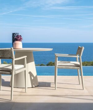 Dolcevita//Alu Fauteuil de salle à manger – Talenti