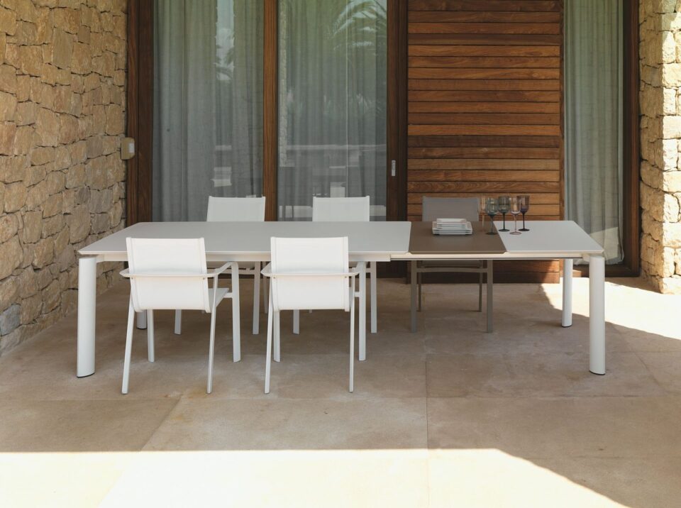 Milo Table à manger extensible 200/260 x 100 en céramique – Talenti