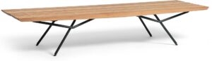 Banc San en teck scuro, design Lionel Doyen pour Manutti