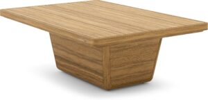 Table basse Cobi en teck Manutti, collection contemporaine