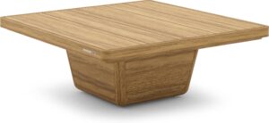 Table basse Cobi en teck brossé ou scuro, Manutti